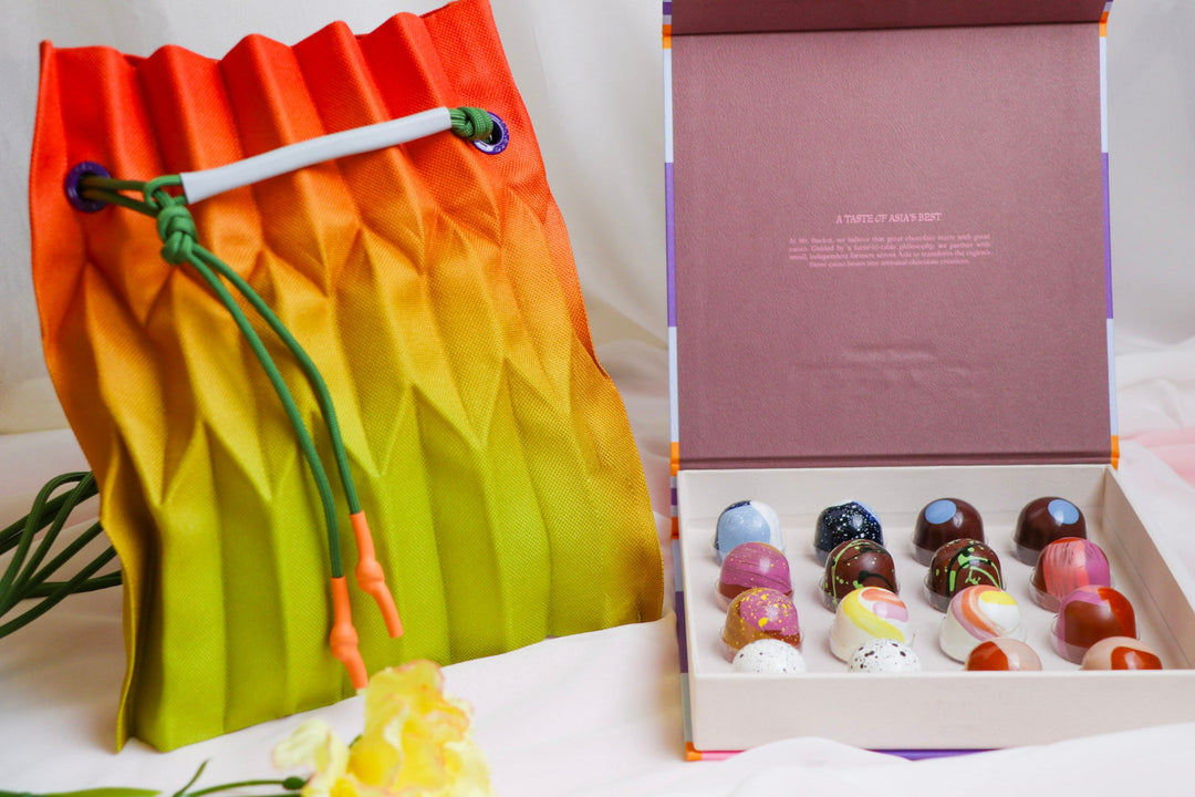 GINLEE X MR. BUCKET MAKE PLEAT BAG