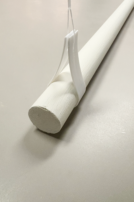 1 Inch Pole Hanging Set (2 ceiling clips + 2 Pole brackets)